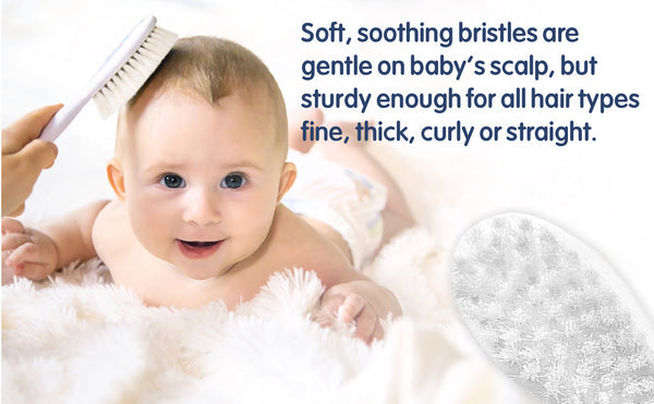 Hopop Soft Bristle Comb & Brush Set - Pink