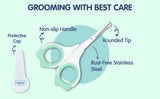 Hopop Baby Safety Nail Scissors with Rounded Head Blue