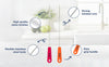 Hopop Straw Brush - Pack of 2