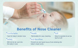 Hopop Anti-Reflux Baby Nose Cleaner Gentle & Safe Nasal Aspirator Blue