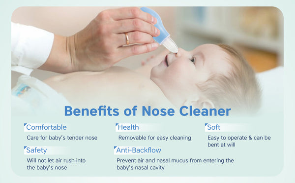 Hopop Soft Tip Nose Cleaner Aspirator - Green