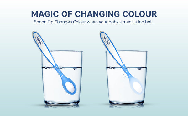 Hopop Heat Sensor Color Changing Spoons Pack Of 2 - Assorted Colour