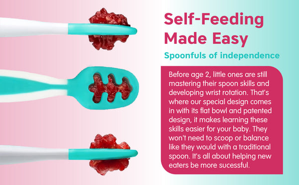 Hopop First Stage Baby Feeding Spoon – Soft, Safe & Easy to Hold