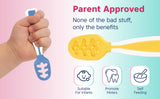 Hopop First Stage Baby Feeding Spoon Pink & Green