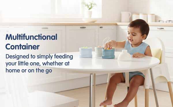 Hopop Multi Functional Milk Powder Container - Assorted Colour