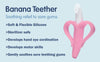 Hopop Easy Grip Banana-Shaped Silicone Baby Teether