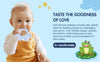 Hopop Easy Grip Silicone Teether for Teething Gums Pack of 2 Assorted