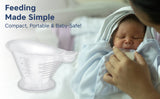 Hopop Boilable Reusable Baby Feeding Cup 35 ml Transparent