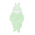 Hopop Baby Soft Fleece Hooded Wrapper Blanket - GREEN