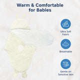HopopBaby Soft Fleece Hooded Wrapper Blanket - Yellow