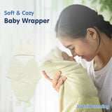HopopBaby Soft Fleece Hooded Wrapper Blanket - Yellow