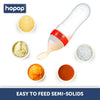 Hopop Soft Squeezy Silicone Spoon Food Feeder - Green