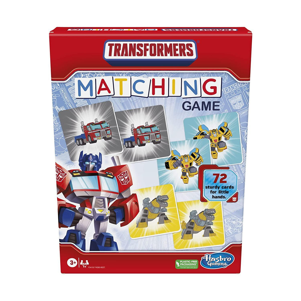Hasbro Gaming Transformers Matching Memory Game 3Y+ Multicolor