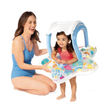Intex Kiddie Float with Inflatable Sunshade 81 x 79 cm Multicolor