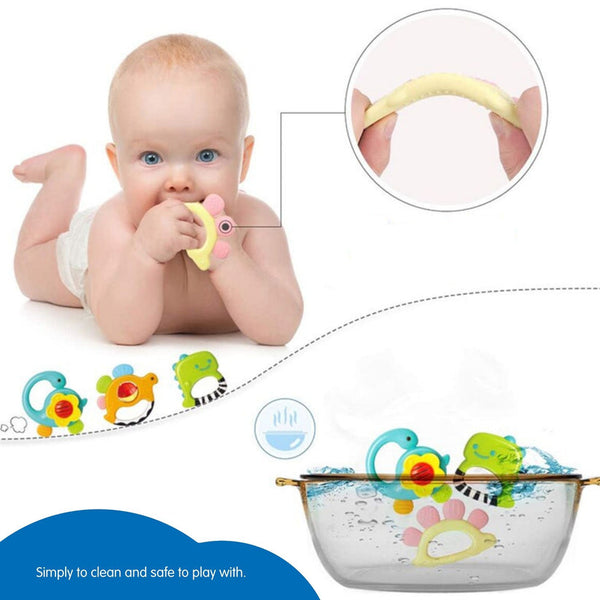 Hola Dinosaur Rattles and Teethers 3M+