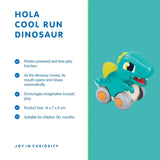 HOLA Cool Run Spinosaurus Dinosaur Car Blue