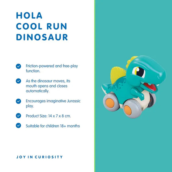 HOLA Cool Run Spinosaurus Dinosaur Car Blue