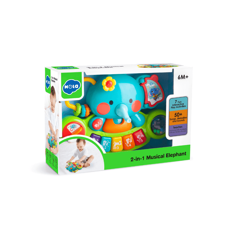 Hola Elephant Keyboard 6-36M+