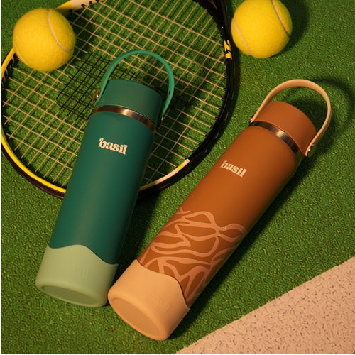 Basil HydraFizz Insulated Sipper Bottle 800ml 12Y+ – Classic Dune