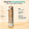 Basil HydraFizz Insulated Sipper Bottle 800ml 12Y+ – Classic Dune