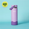Basil HydraRush Insulated Water Bottle 600ml 7–12Y – Classic Lilac