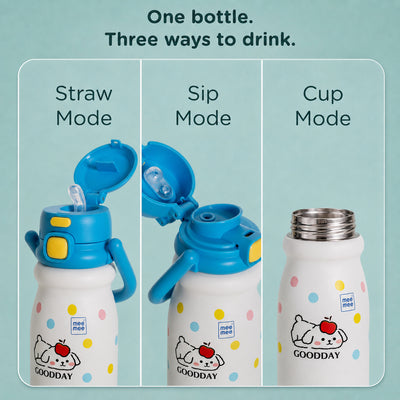 Mee Mee Hydro Flow Kids Insulated Water Bottle 500ml – Blue
