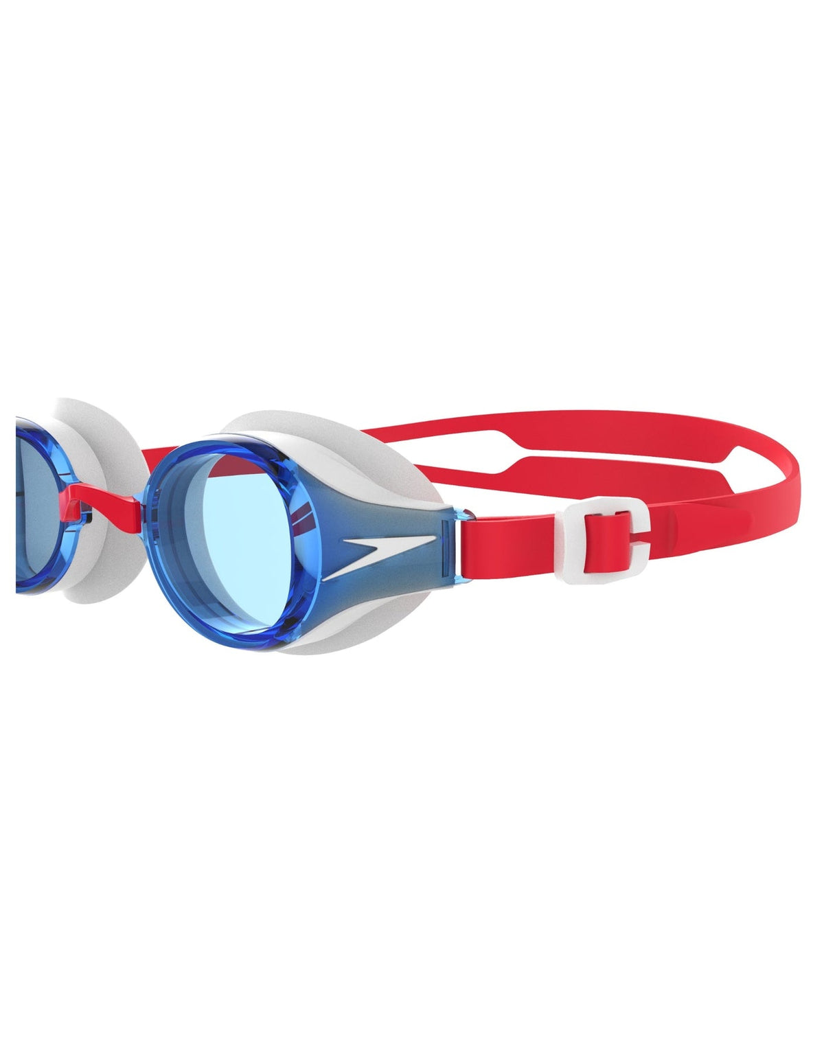 Speedo Hydropure Junior Kids Goggles - Red Blue