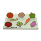 Hilife Vegetable Raised Puzzle One Size Multicolor