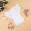 White Printed Reusable Baby Nappy (Pack of 5) - SMALL SIZE