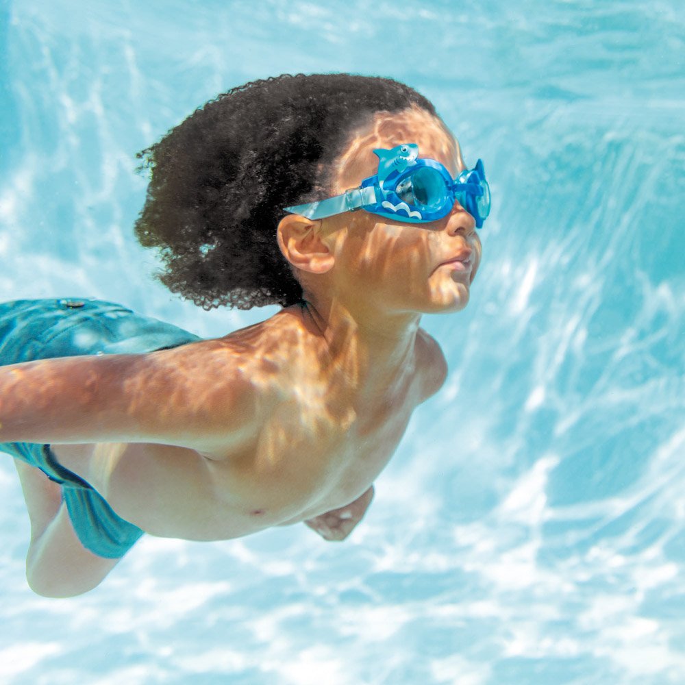Intex Fun Swimming Goggles 3–8Y – Blue