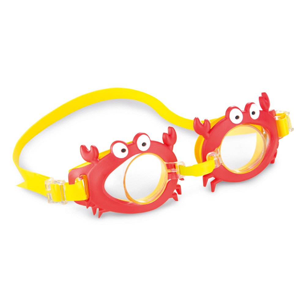 Intex Fun Swimming Goggles Crab 3-8 Years Red
