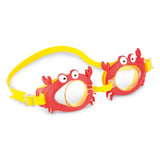 Intex Fun Swimming Goggles Crab 3-8 Years Red