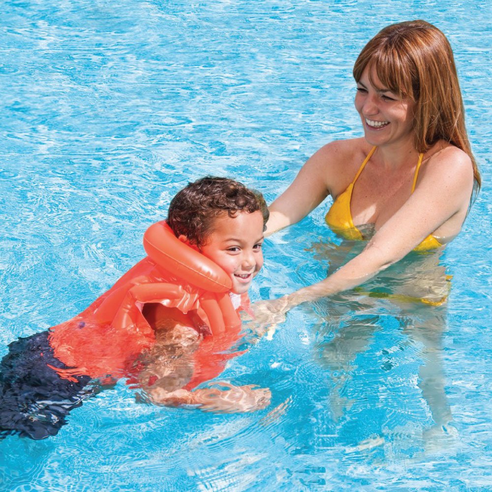 Intex Lively Print Swim Ring 20in / 51cm 3–6Y – Assorted