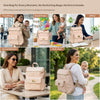 R For Rabbit Caramello Bold Ivy Diaper Bag for Moms, Dual Carry Sling