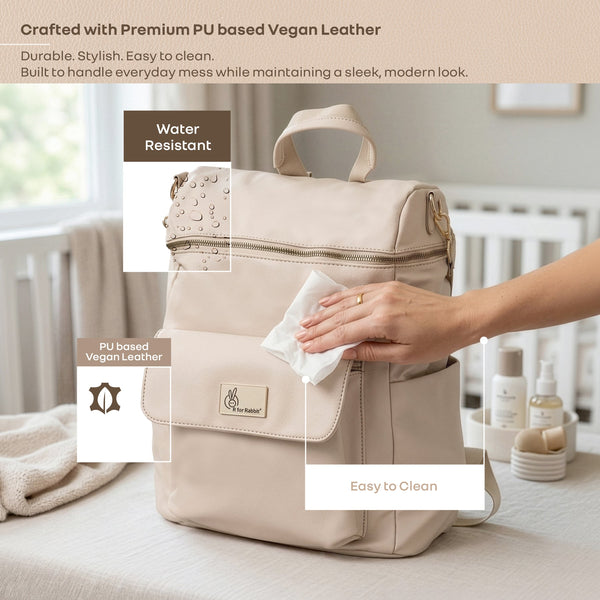 R For Rabbit Caramello Bold Ivy Diaper Bag for Moms, Dual Carry Sling