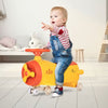 R For Rabbit Iya Iya Aero Swing Car for kids 2 in 1 Ride On - Yellow Orange
