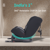 R For Rabbit Car Seat Jack N Jill Grand Isofix Black Grey