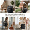 R For Rabbit Caramello Bold Neo Diaper Bag, Matte Finish Vegan Leather