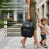 R For Rabbit Caramello Bold Neo Diaper Bag, Matte Finish Vegan Leather