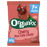 Organix Cherry Rice Cake Clouds Organic Baby Snacks – 7+ Months, 40g