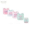 Little And Loved Infant bibs, Pack of 4, Little Dreamer