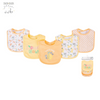 Duck Duck Goose Cvc Interlock Baby Bib, Pack Of 5, Blooming Flower