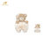 Bebe Favour Royal Bear Cozy Cuddly Teddy Blanket - Fawn