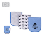 Hudson Baby Burp Cloth Gentleman Pack of 3 – Multicolor