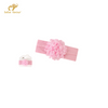 Baby Favour Floral Fancy Wide Headband - Peach