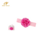Baby Favour Floral Fancy Wide Headband - Pink