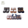 Ok Baby Socks Giftset, Pack Of 3,Blue And Brown