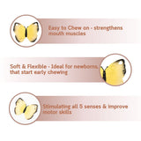 Oli & Carol Katia The Butterfly Natural Rubber Teether