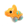HOLA Cool Run Dinosaurs Triceratops Push & Go Toy Orange