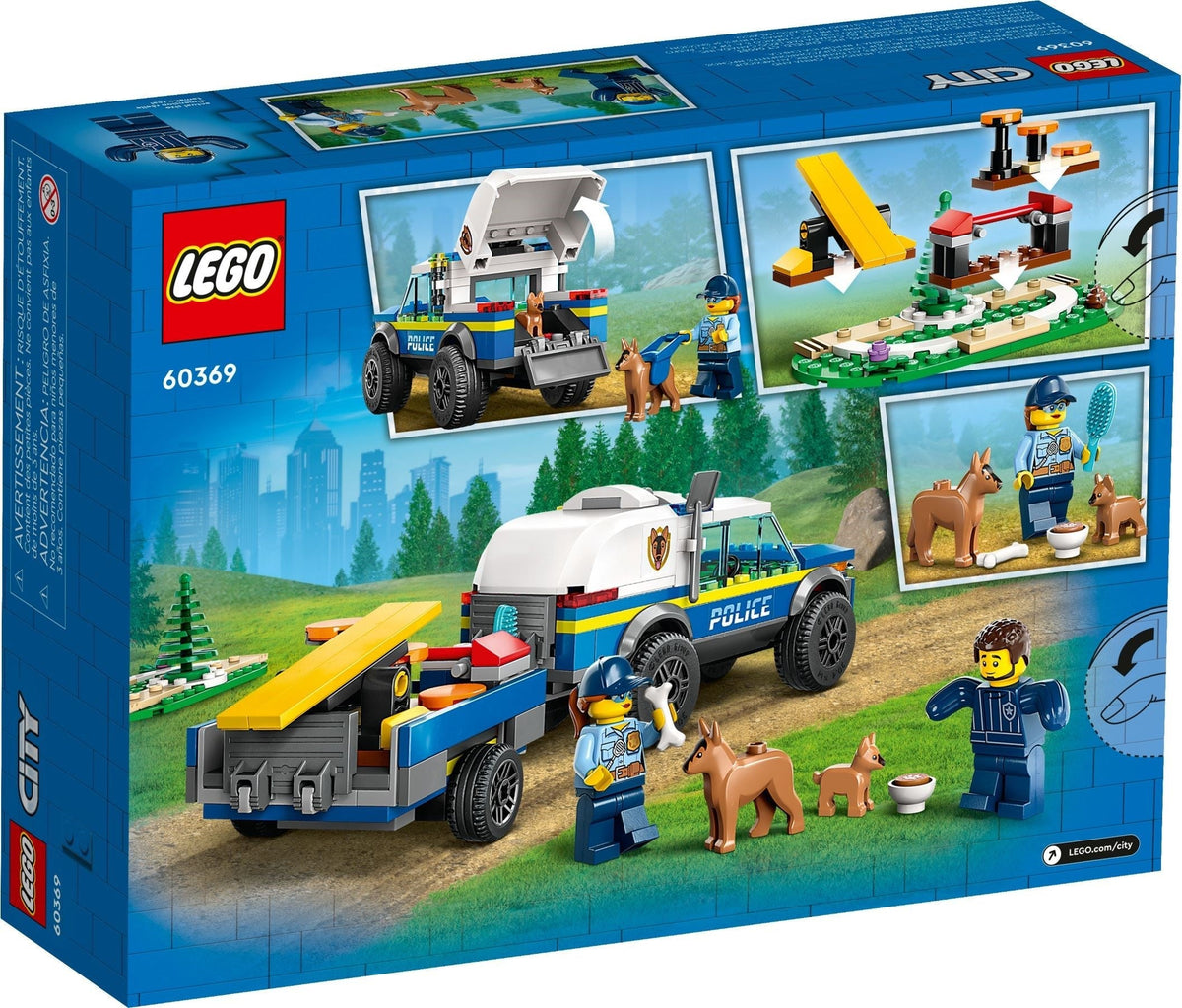 LEGO City Mobile Police Dog Training 5+ 197Pcs 60369